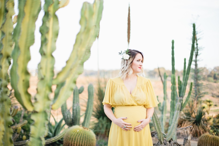 San Diego Desert Garden Maternity Session - Megan Welker Photography 009