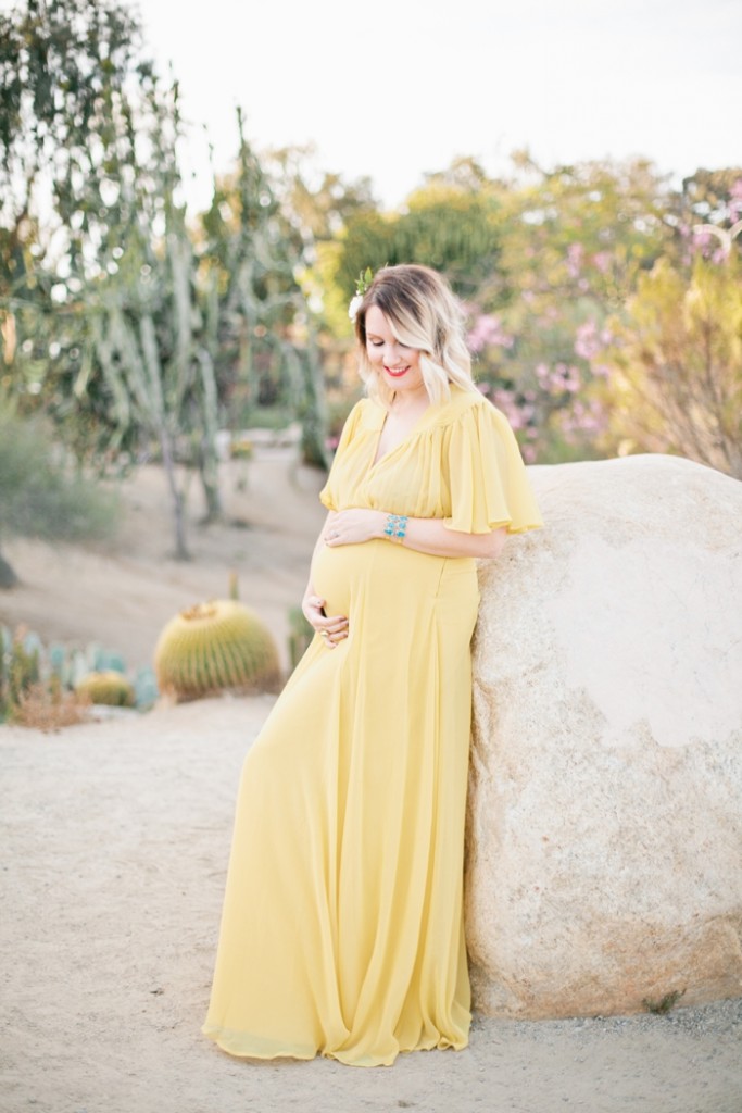 San Diego Desert Garden Maternity Session - Megan Welker Photography 010