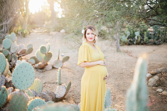 San Diego Desert Garden Maternity Session - Megan Welker Photography 012