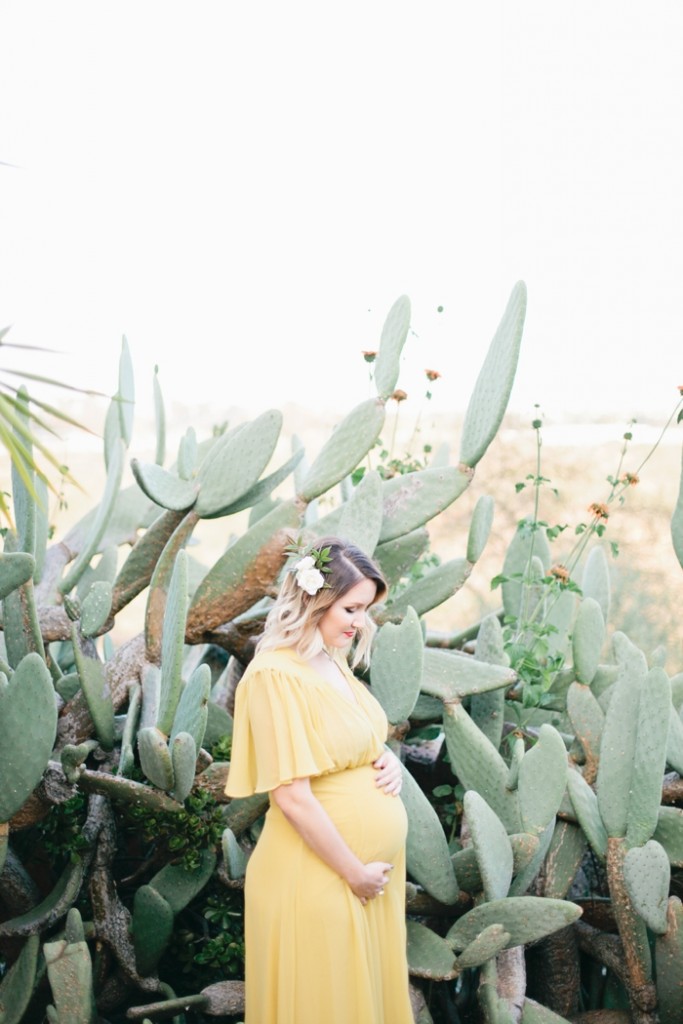 San Diego Desert Garden Maternity Session - Megan Welker Photography 017