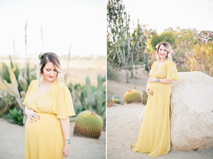 San Diego Desert Garden Maternity Session - Megan Welker Photography 021