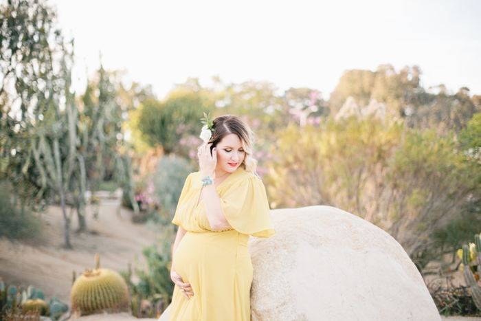 San Diego Desert Garden Maternity Session - Megan Welker Photography 034