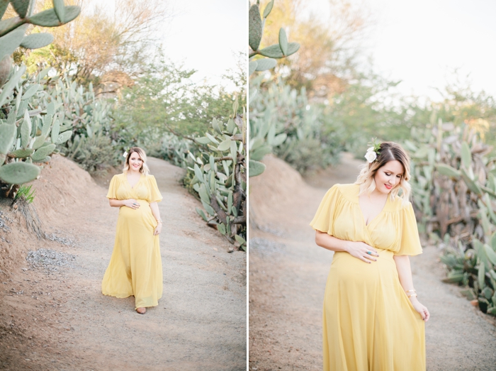 San Diego Desert Garden Maternity Session - Megan Welker Photography 044