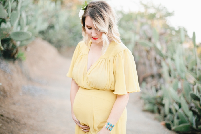 San Diego Desert Garden Maternity Session - Megan Welker Photography 047