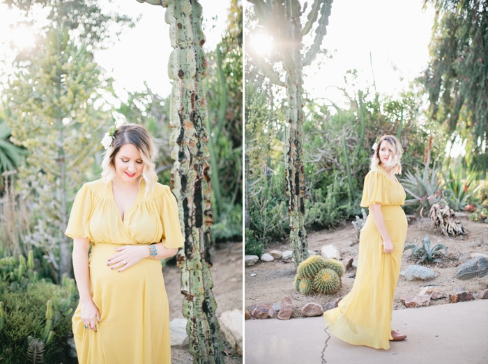 San Diego Desert Garden Maternity Session - Megan Welker Photography 051