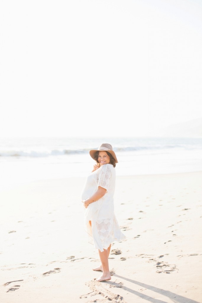 Malibu Beach Maternity Session - Megan Welker Photography 001